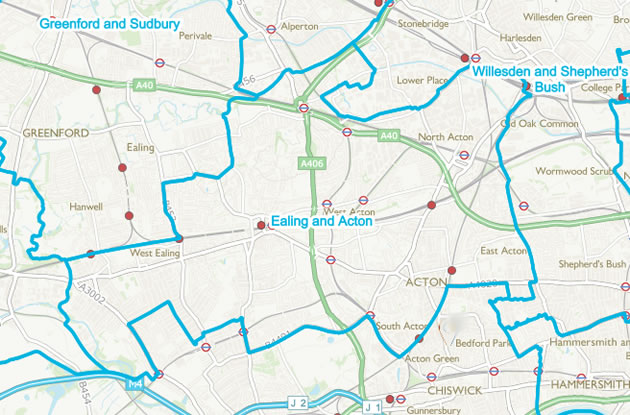 New Ealing and Acton Constituency Proposed