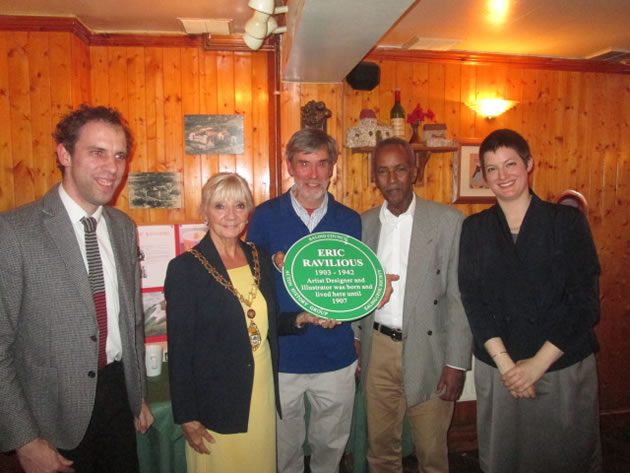 Eric Ravilious lived in house on Churchfield Road