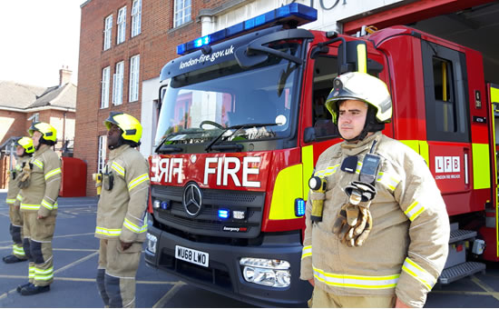 Acton firefighters join nationwide minute’s silence for Beirut explosion victims