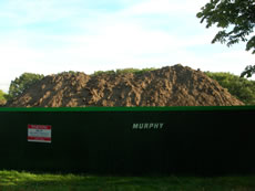 One of the Thames Water fences in Acton Park
