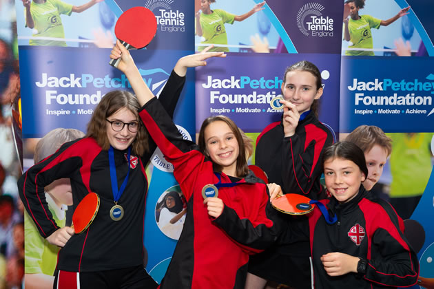 The winning team from Twyford CofE School