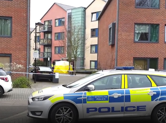 The scene at Union Lane, Isleworth