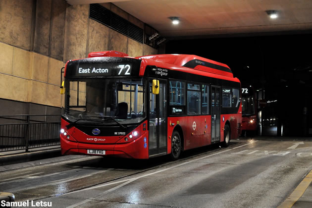 The number 72 will see an increase in regularity.