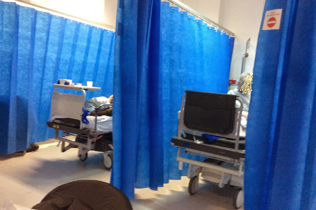 Beds at Charing Cross Hospita