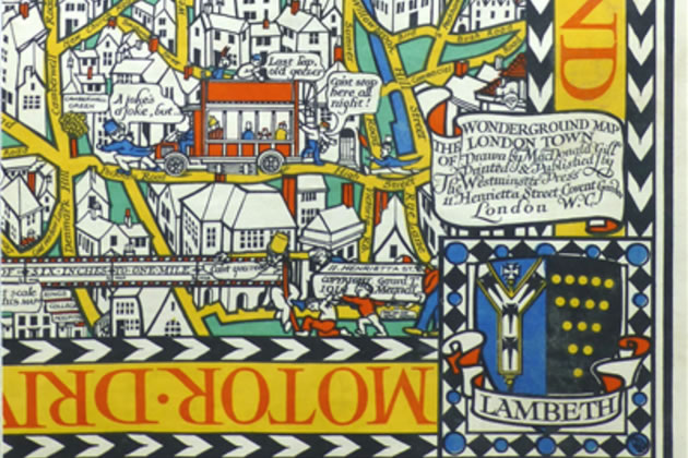 An example of one of MacDonal Gill's maps