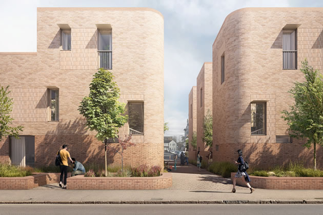 Visualisation of council scheme in Southall on Norwood Road