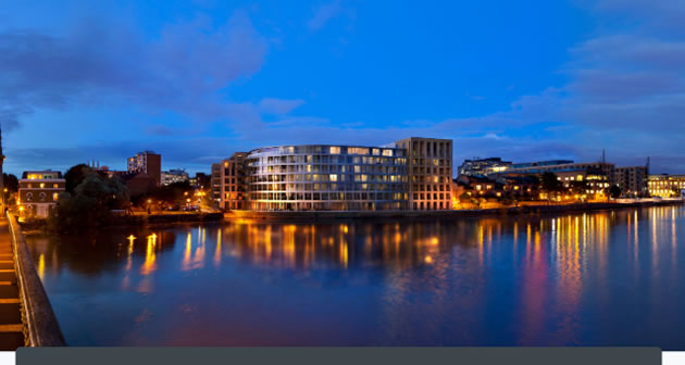 twilight image of new studios