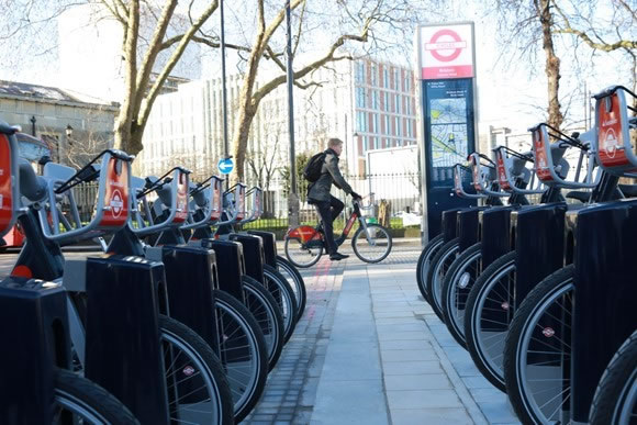 Hyde park 2024 santander bikes