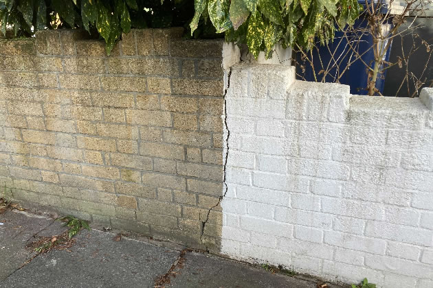 Cracks appearing in homes on Wells House Road due to contruction vehicles say residents