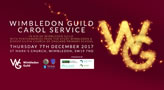 Wimbledon Guild carol service flyer