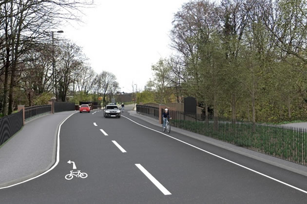 Controversial Bishopsford Road Bridge Design Approved
