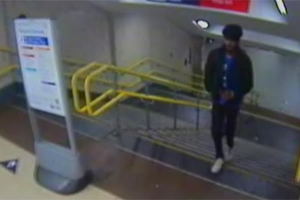Man police wish to speak to leaving Wimbledon station. Picture: BTP