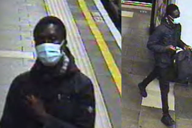 Man police wish to speak to pictured at Colliers Wood station 