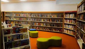 Inside Colliers Wood Library