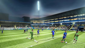 Latest artist's impression of the new ground