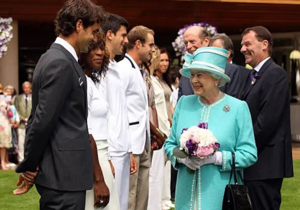 The Queen in Wimbledon