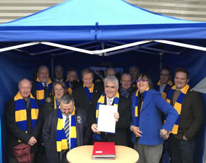 Section 106 agreement is signed at Plough Lane
